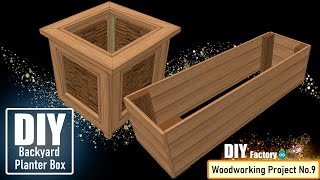 DIY - Backyard Planter Box